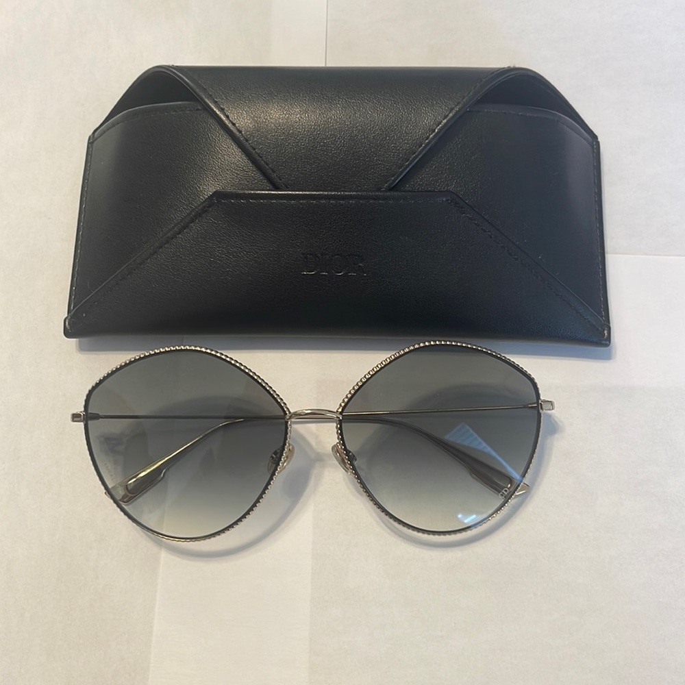 NWOT Dior sunglasses with gold framing